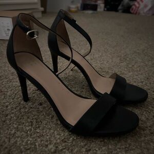 black high heels
